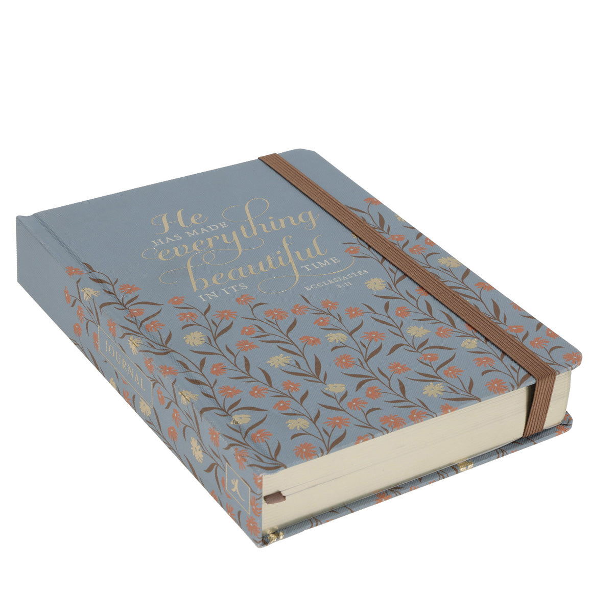 He Has Made Everything Beautiful in Its Time Hardcover Journal with Elastic Closure