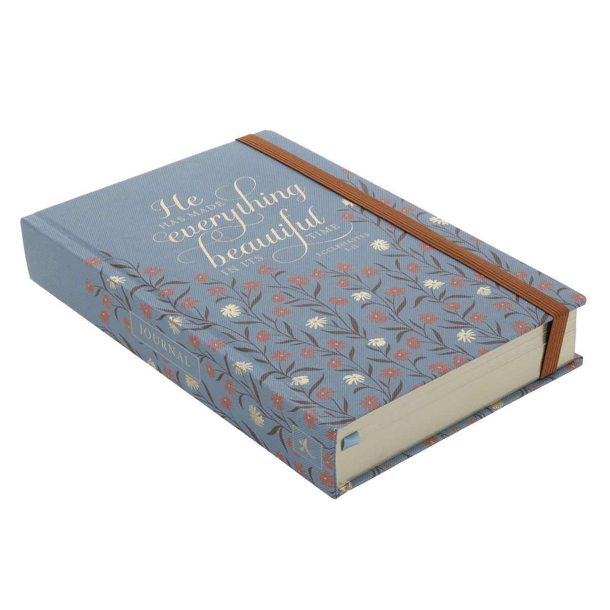 He Has Made Everything Beautiful in Its Time Hardcover Journal with Elastic Closure