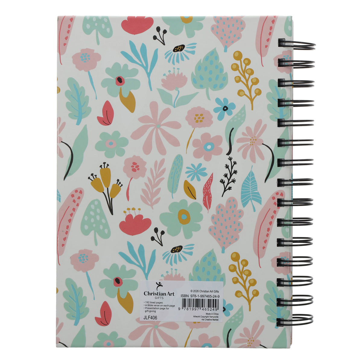 For We Are God's Masterpiece Hardcover Wirebound Journal