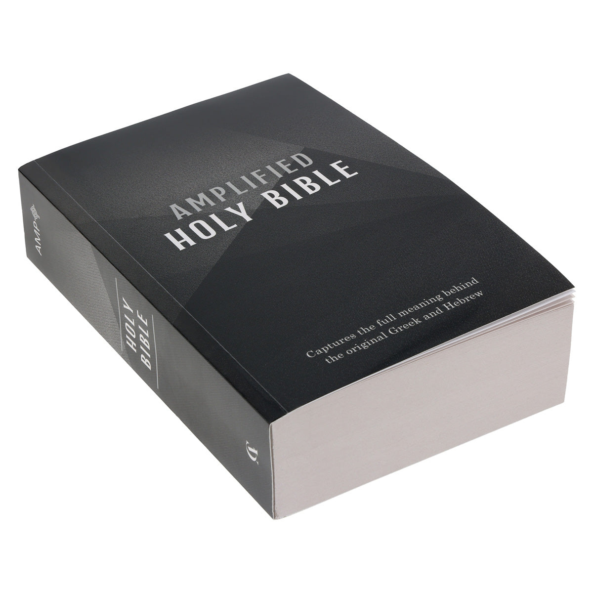 Amplified Black Paperback Economy Edition Bible