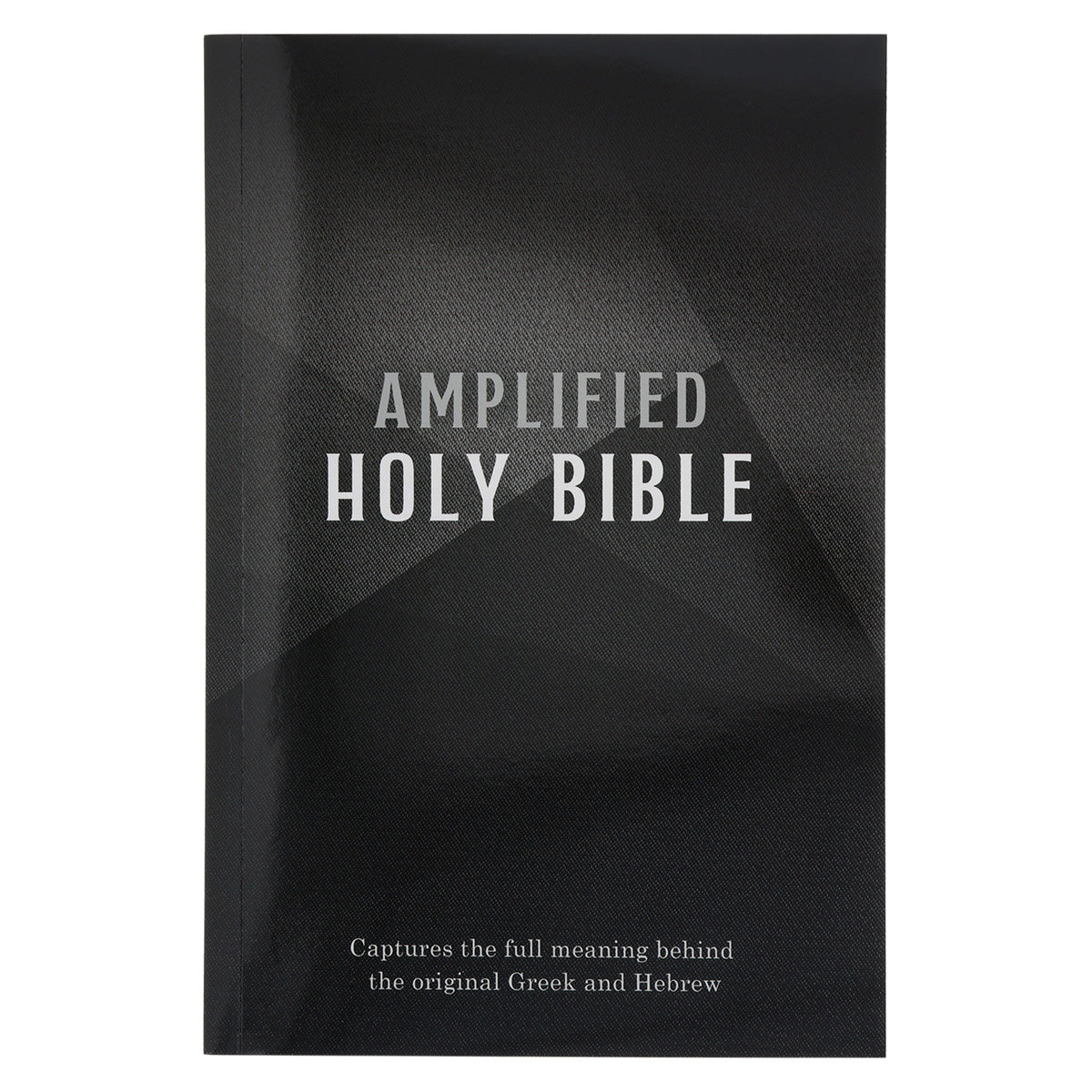 Amplified Black Paperback Economy Edition Bible