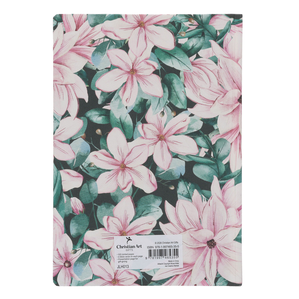 Grow in Grace Hardcover Journal with Elastic Closure
