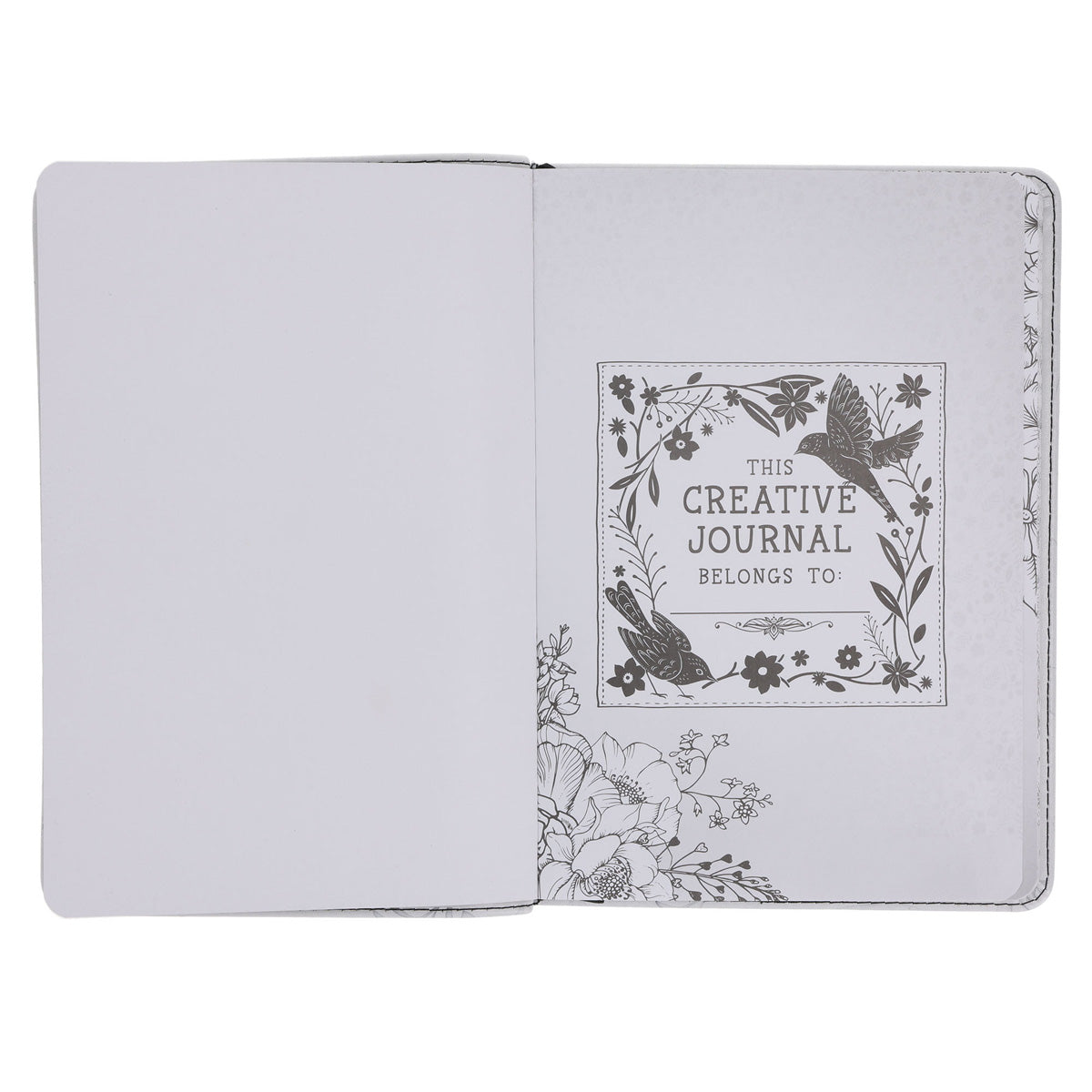 Give Thanks to the Lord for He Is Good Faux Leather Creative Journal