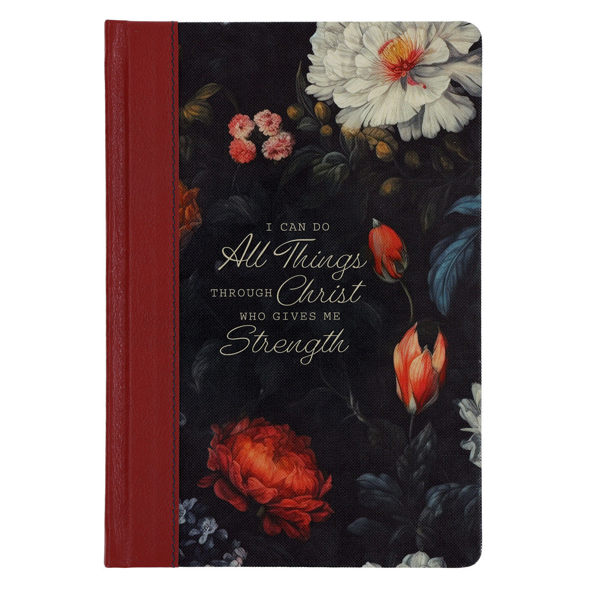 I Can Do All Things Hardcover Journal with Genuine Leather Spine