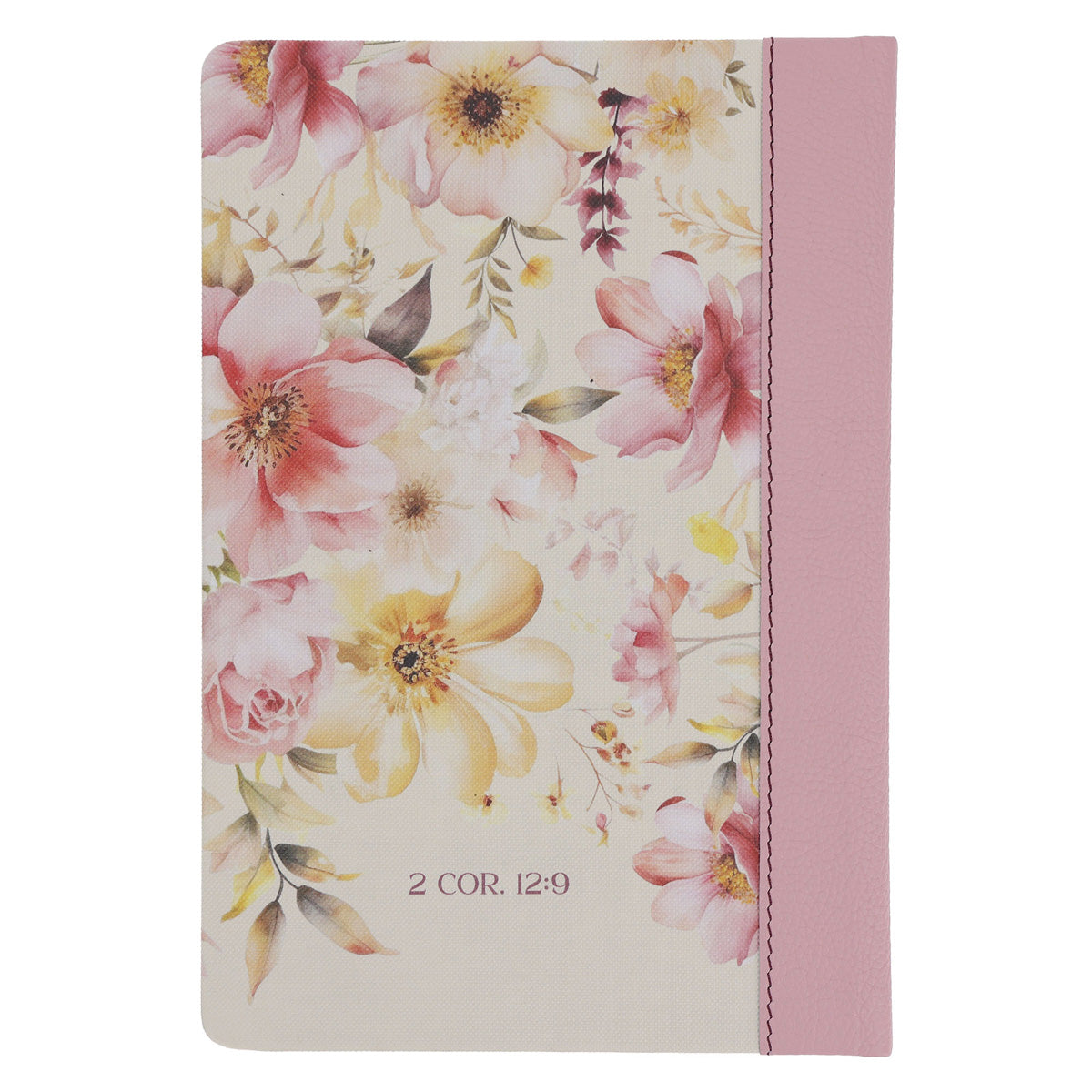 My Grace Is Sufficient for You Hardcover Journal with Genuine Leather Spine