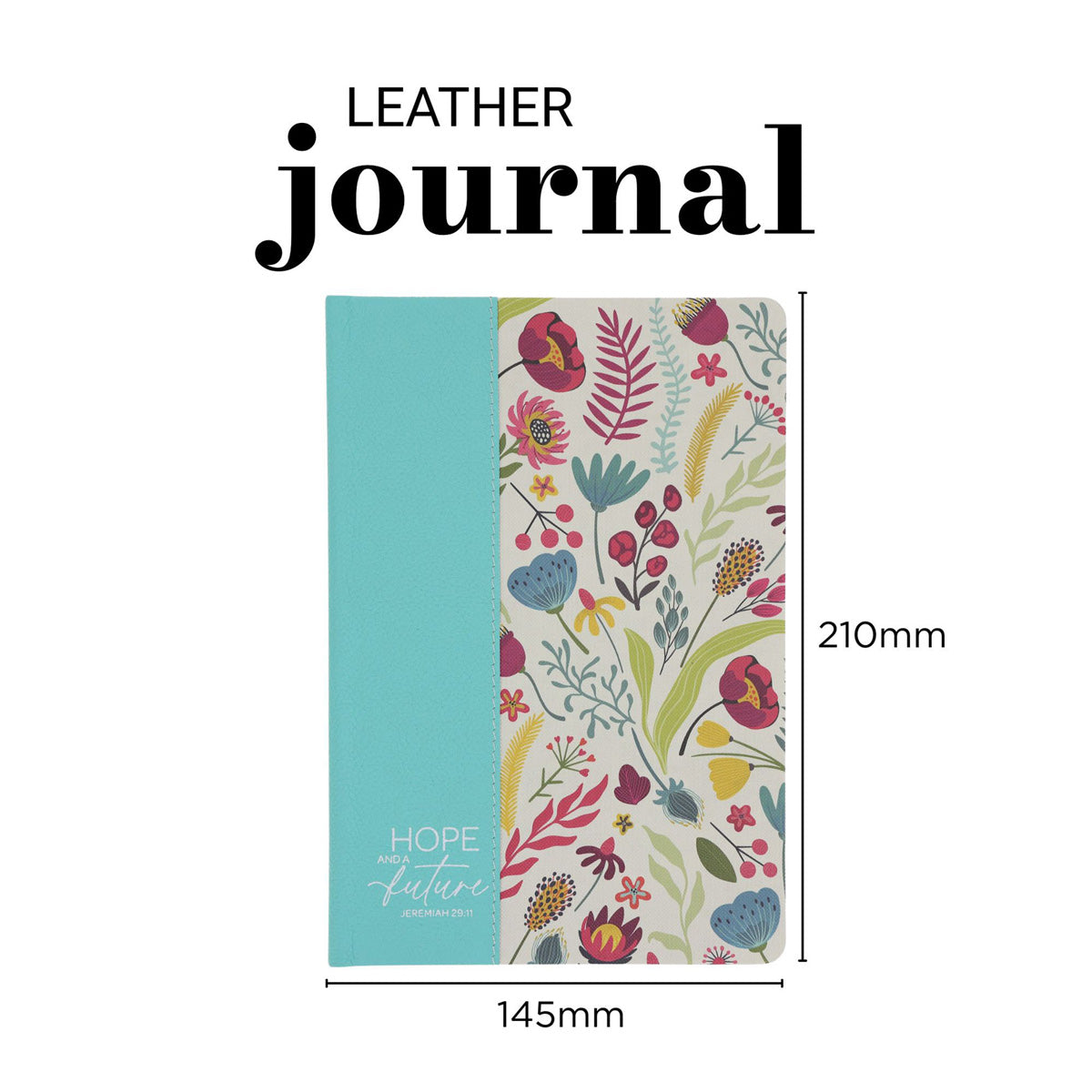 Hope and a Future Genuine Leather Hardcover Journal
