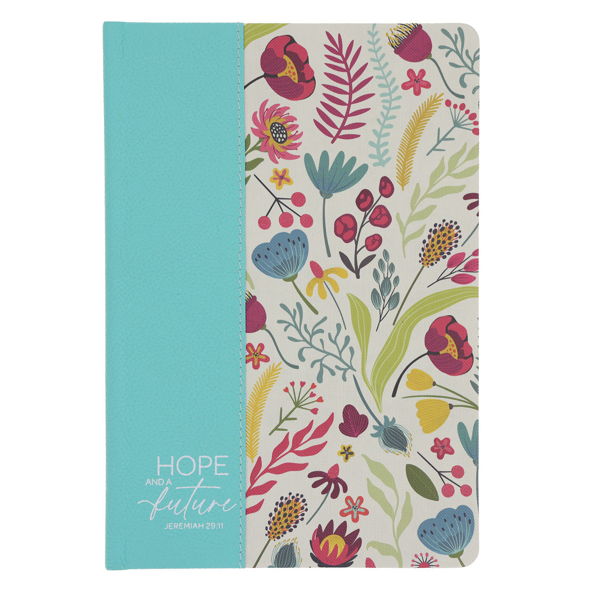 Hope and a Future Hardcover Journal with Genuine Leather Spine