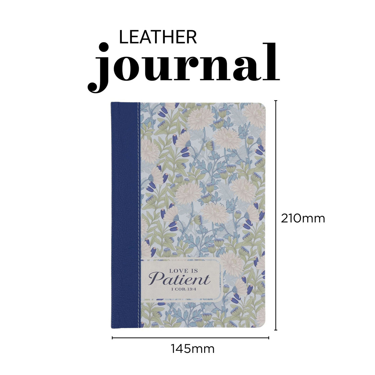Love Is Patient Genuine Leather Hardcover Journal