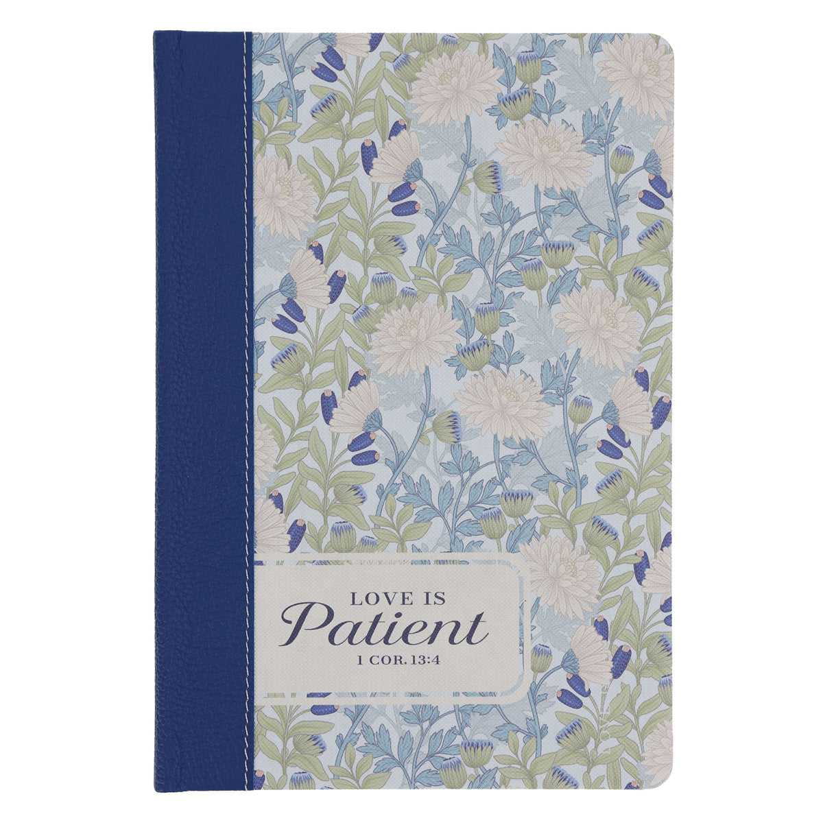 Love Is Patient Hardcover Journal with Genuine Leather Spine