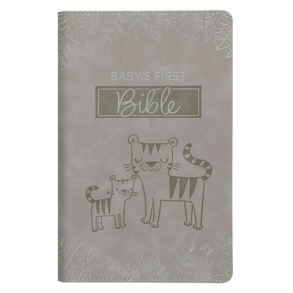 NLT Tiger Flexcover Faux Leather Baby's First Bible