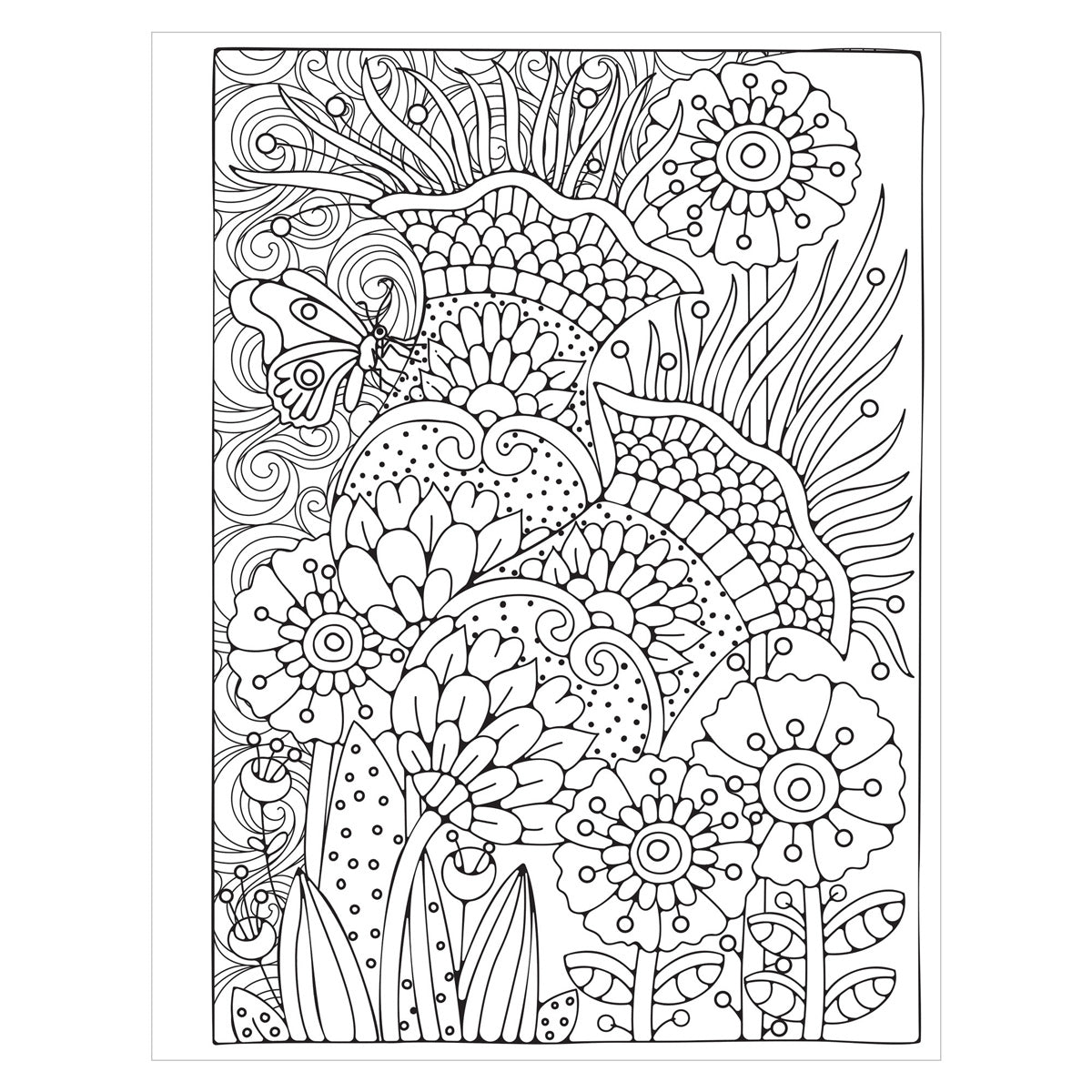 Color Your Way to Calm Coloring Book (Paperback)