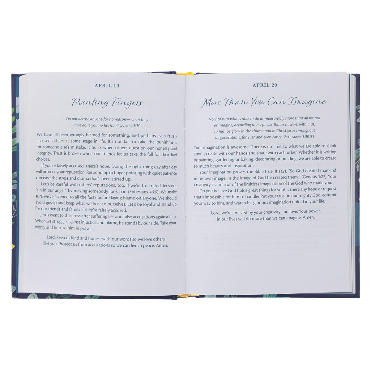 Hope for Each Morning: 366 Devotions: Trust in Him (Hardcover)