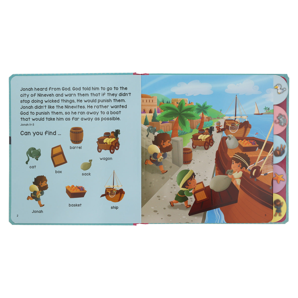 Jonah & the Big Fish - Ready, Set, Find (Board Book)