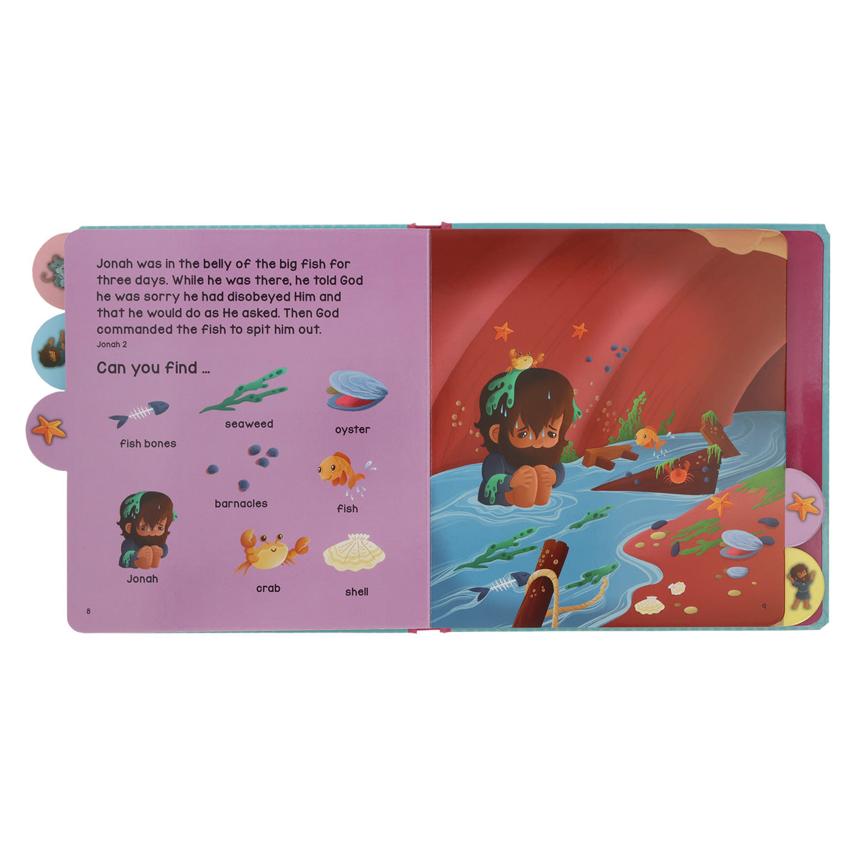 Jonah & the Big Fish - Ready, Set, Find (Board Book)