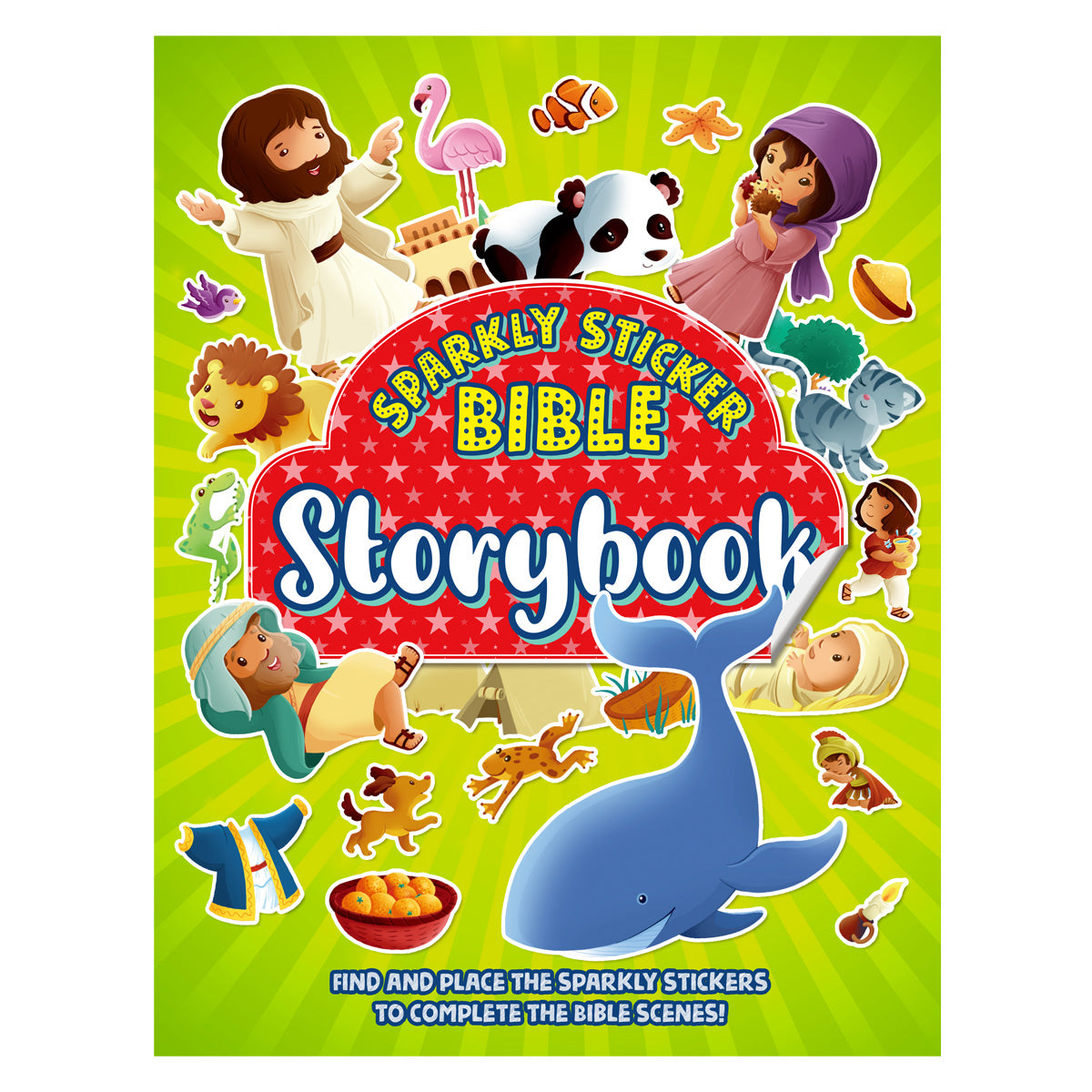 Sparkly Sticker Bible Storybook (Paperback)