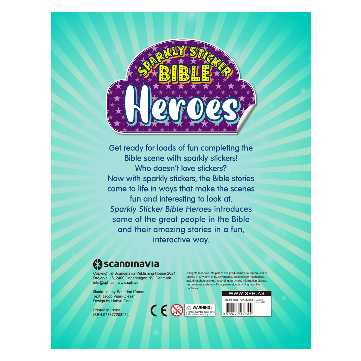 Heroes - Sparkly Sticker Bible (Paperback)