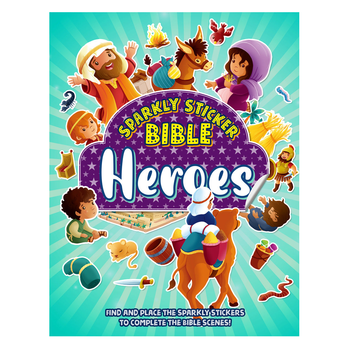 Heroes - Sparkly Sticker Bible (Paperback)