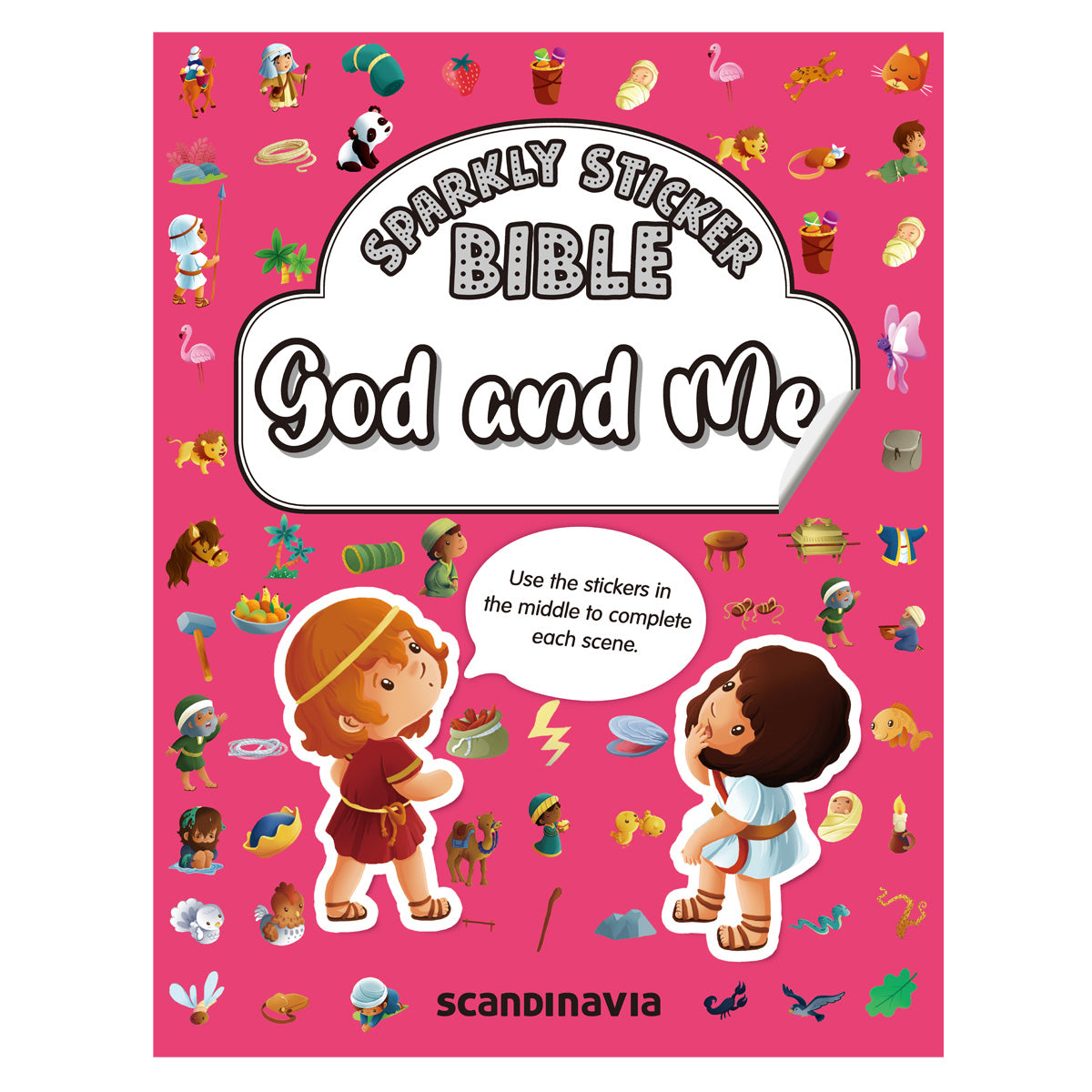 God and Me - Sparkly Sticker Bible (Paperback)