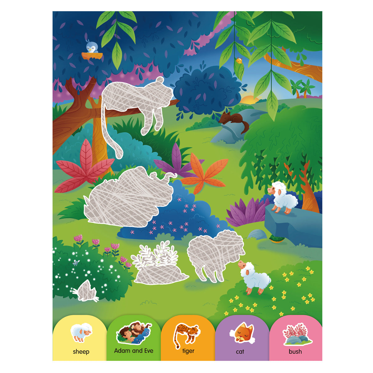 God and Me - Sparkly Sticker Bible (Paperback)