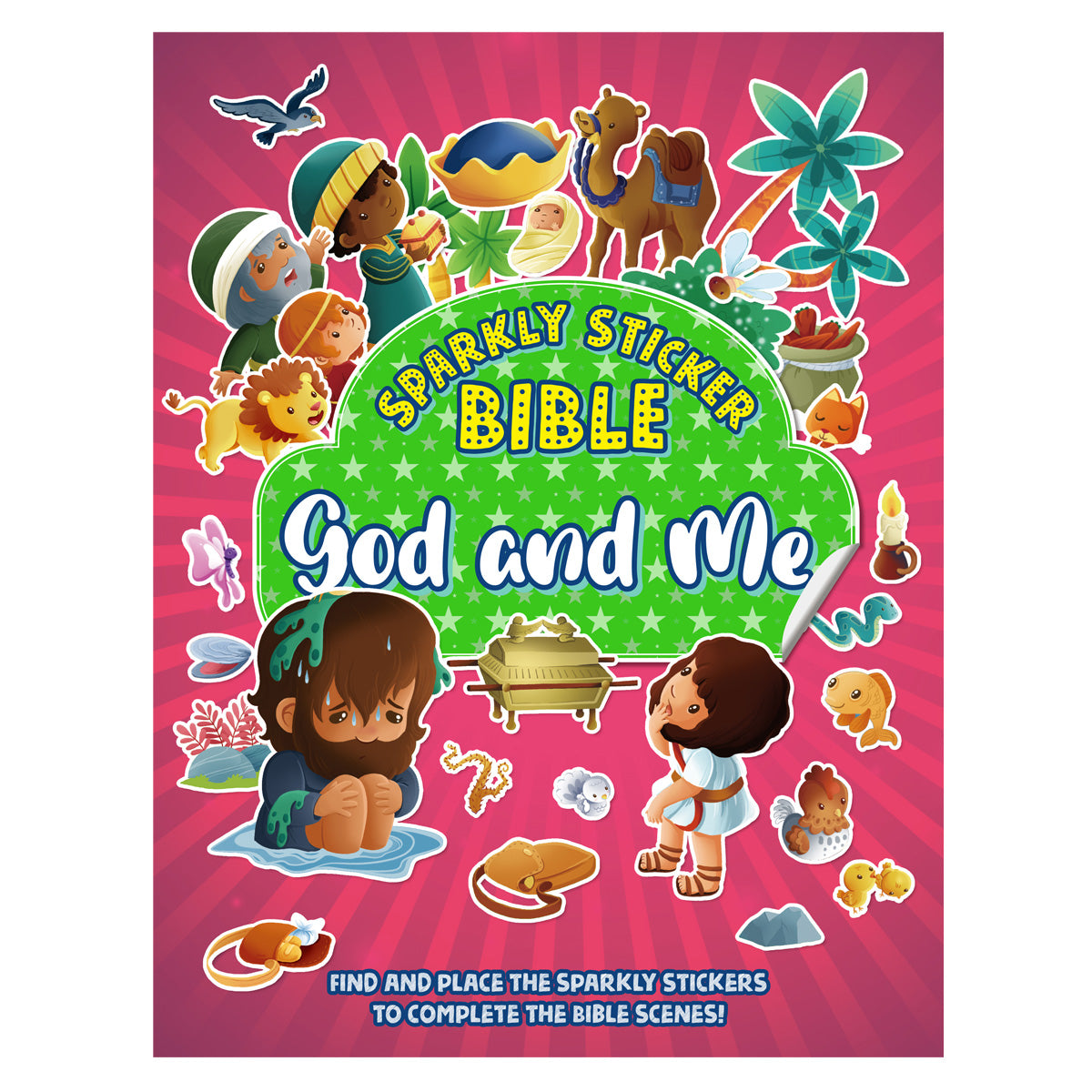 God and Me - Sparkly Sticker Bible (Paperback)