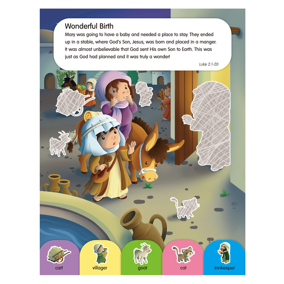 Wonders - Sparkly Sticker Bible (Paperback)