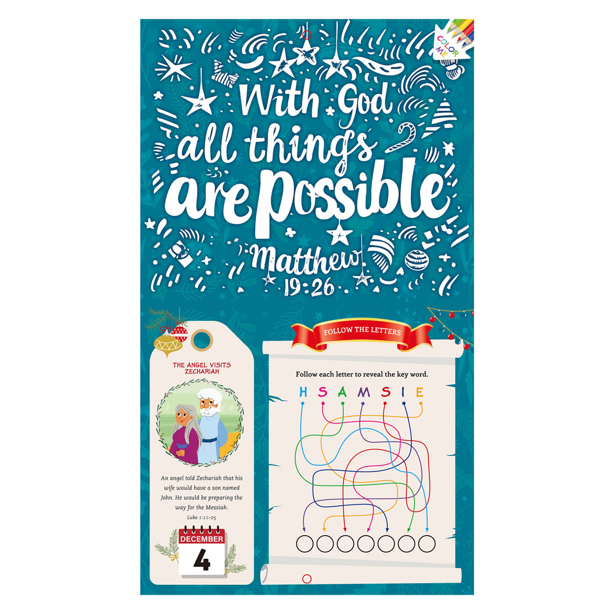 Christmas Activity Calendar: Advent Fun One Day at a Time PB