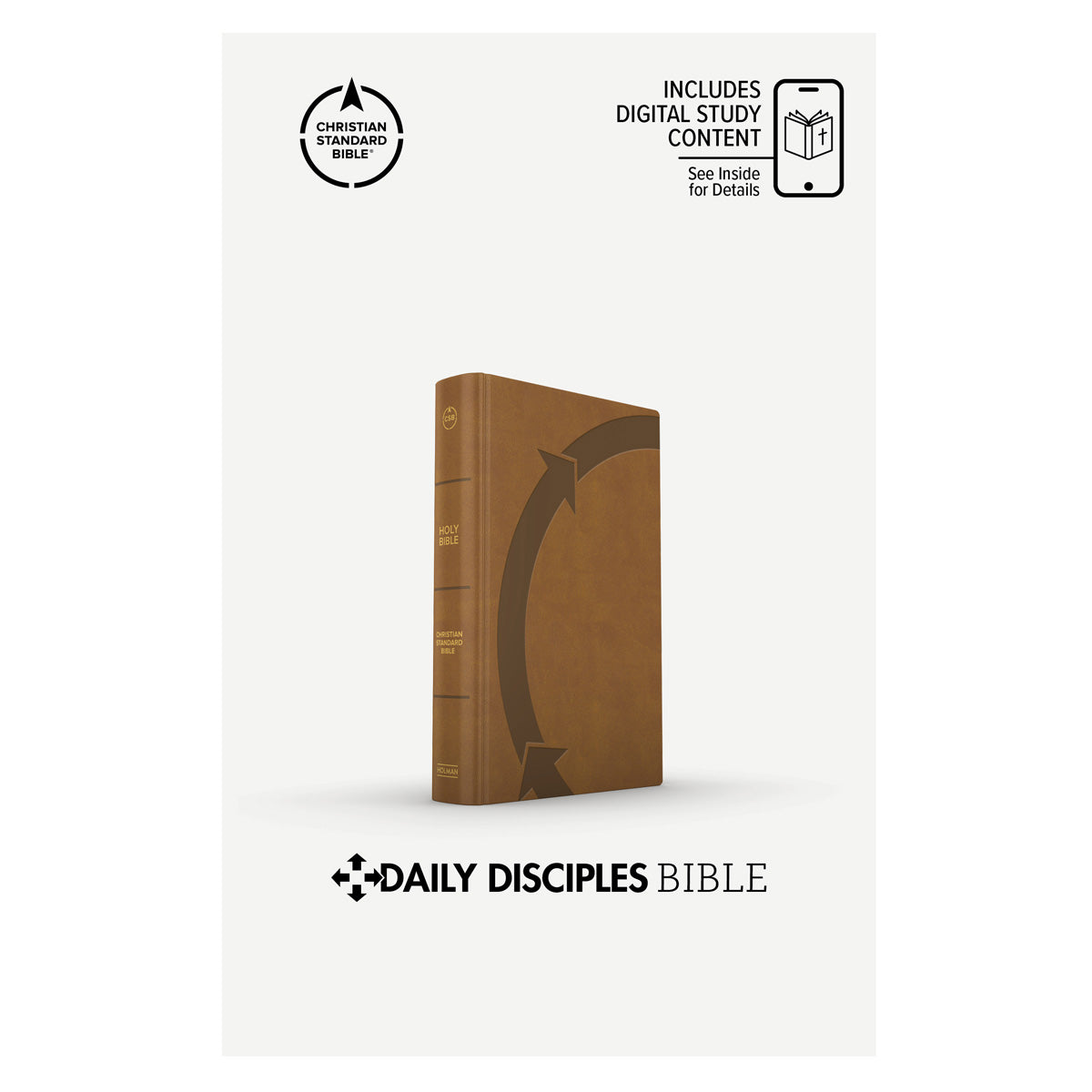 CSB Brown Imitation Leather Daily Disciples Bible