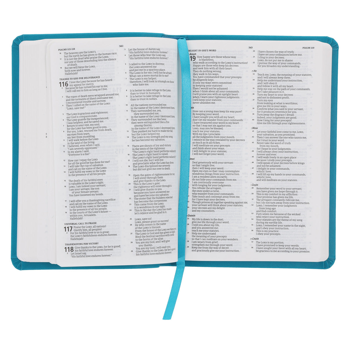 CSB Teal Imitation Leather Value Edition Compact Bible