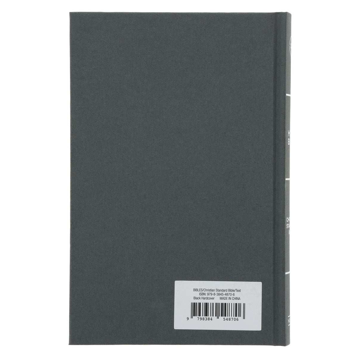 CSB Grey Hardcover Standard Bible