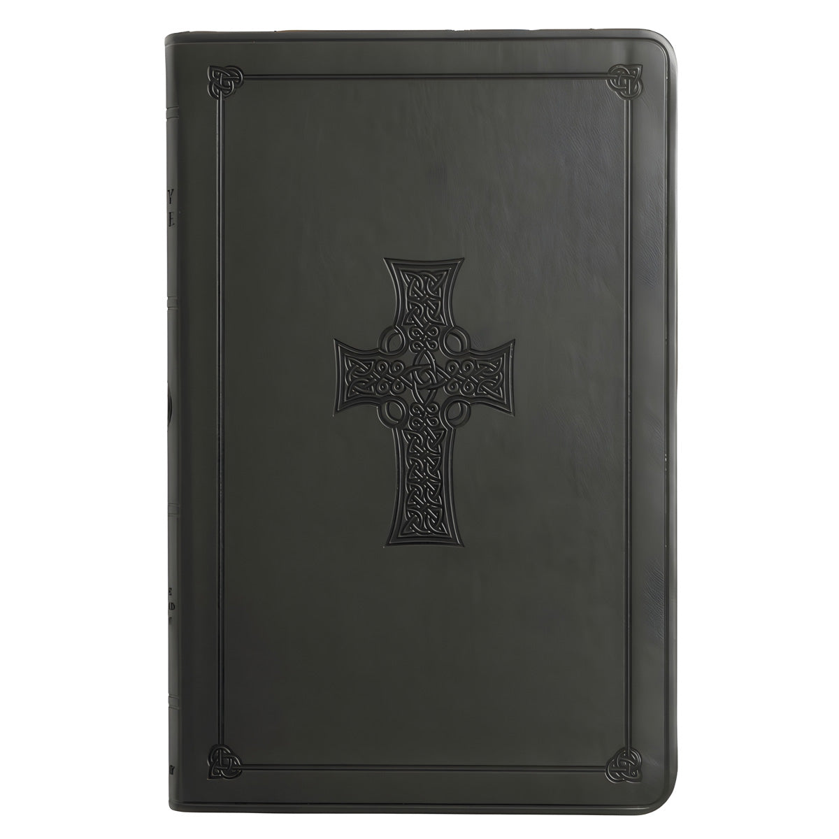 ESV Charcoal Celtic Cross Design Imitation Leather Value Thinline Bible
