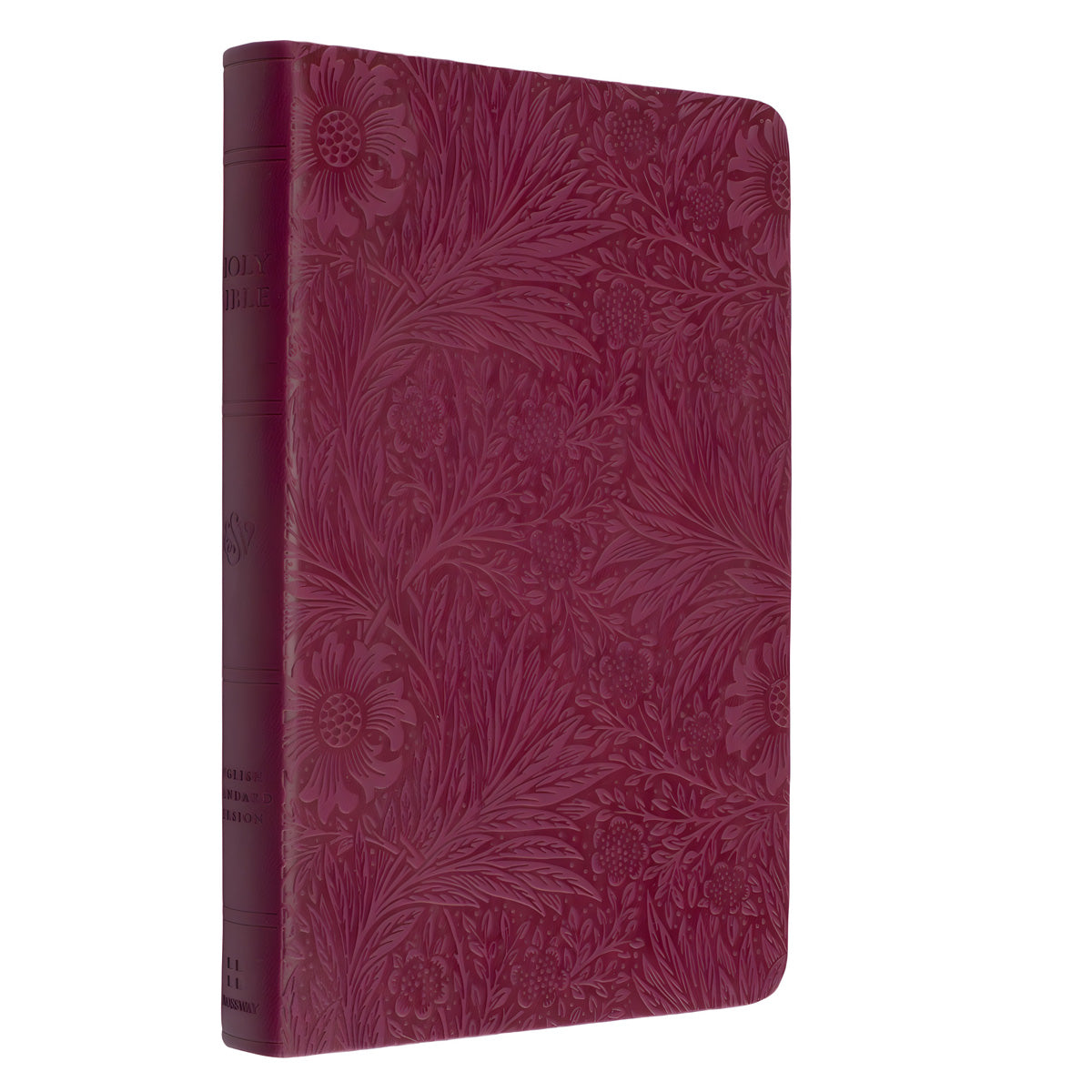 ESV Raspberry Floral Design Imitation Leather Value Thinline Bible