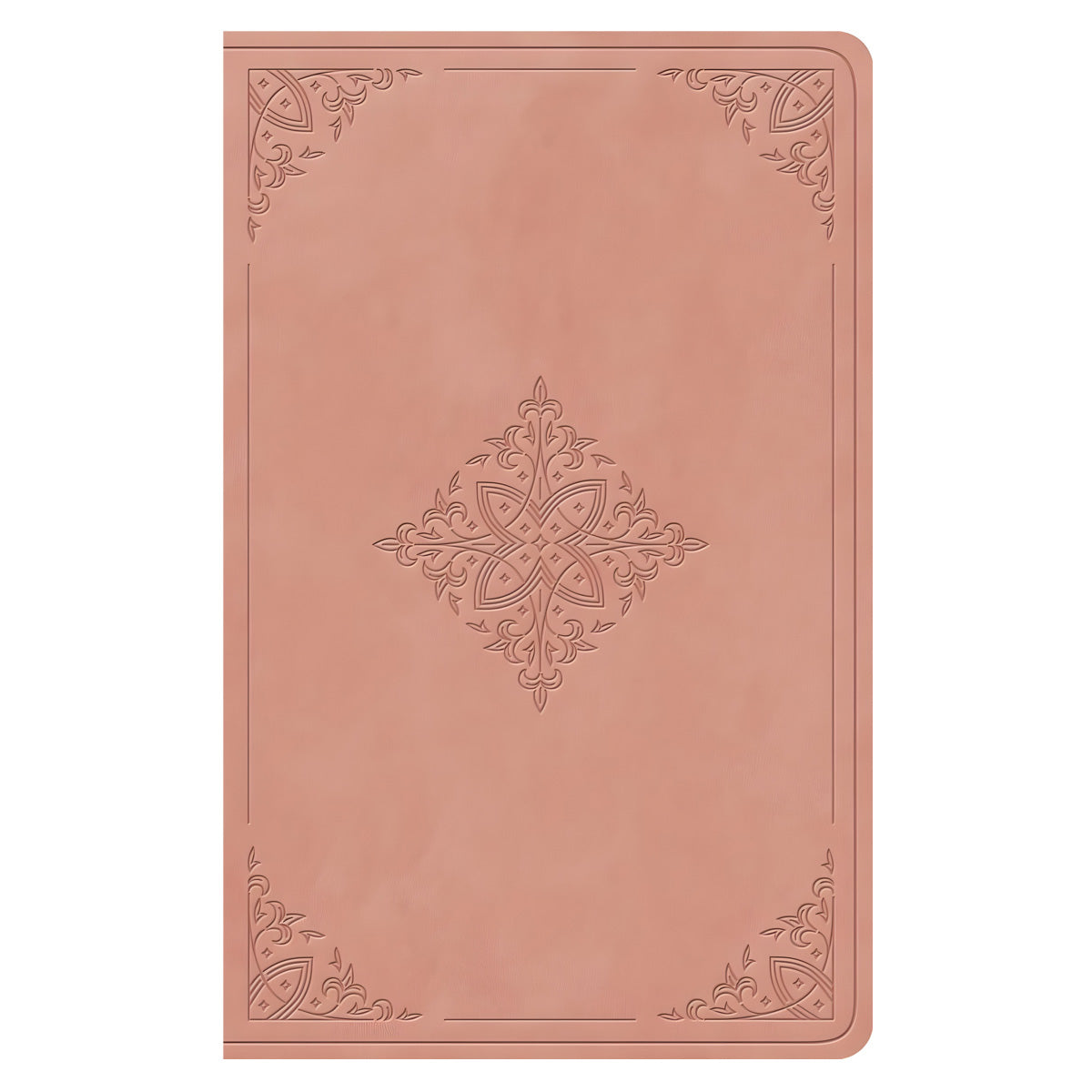 ESV Pink Fleur-De-Lis Design Imitation Leather Value Personal Size Bible Giant Print