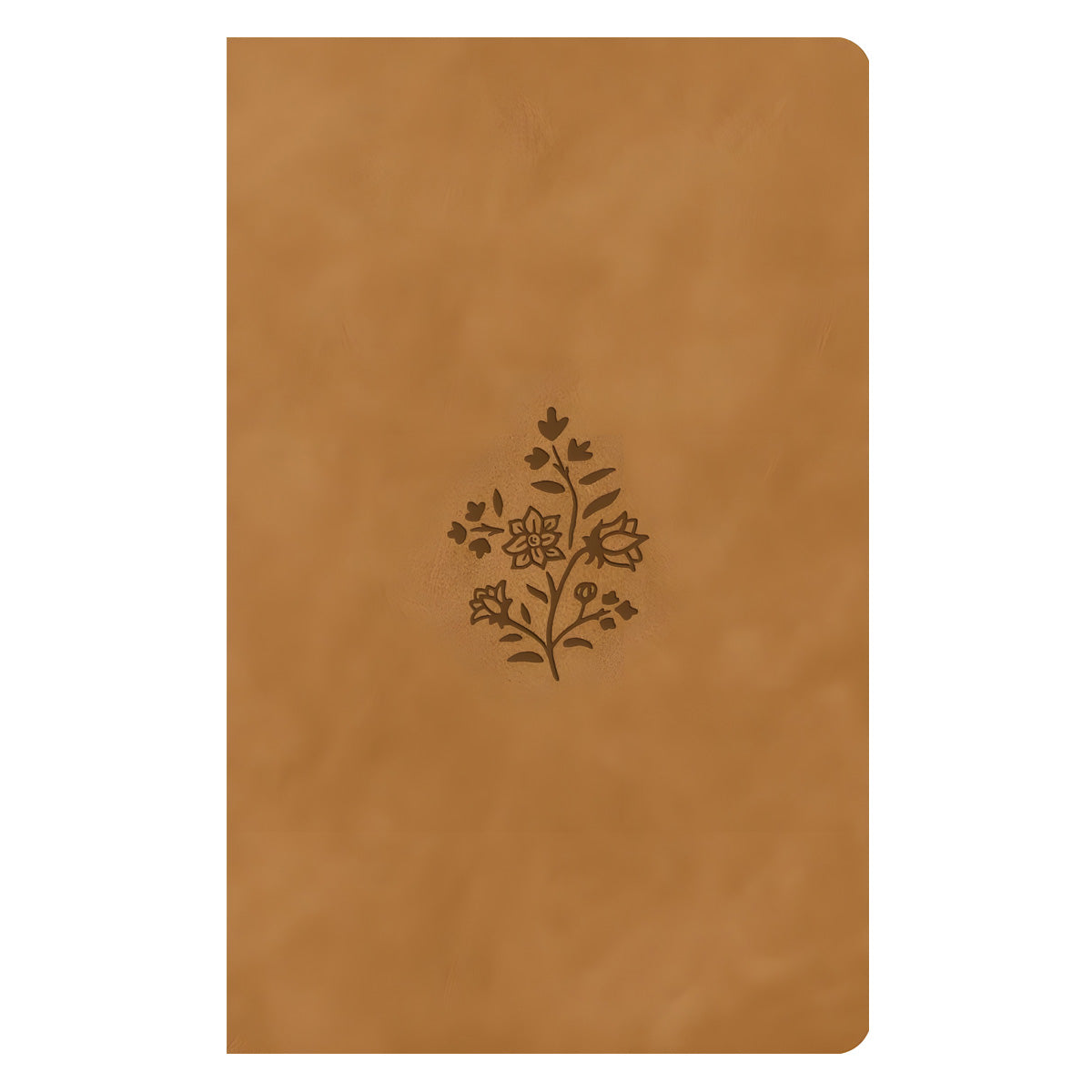 ESV Nubuck Caramel Wildflower Design Imitation Leather Value Thinline Bible Large Print