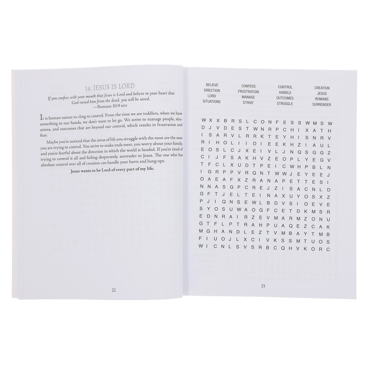 The Names of God Large Print Word Search: 100 Puzzles to Inspire Your Faith PB