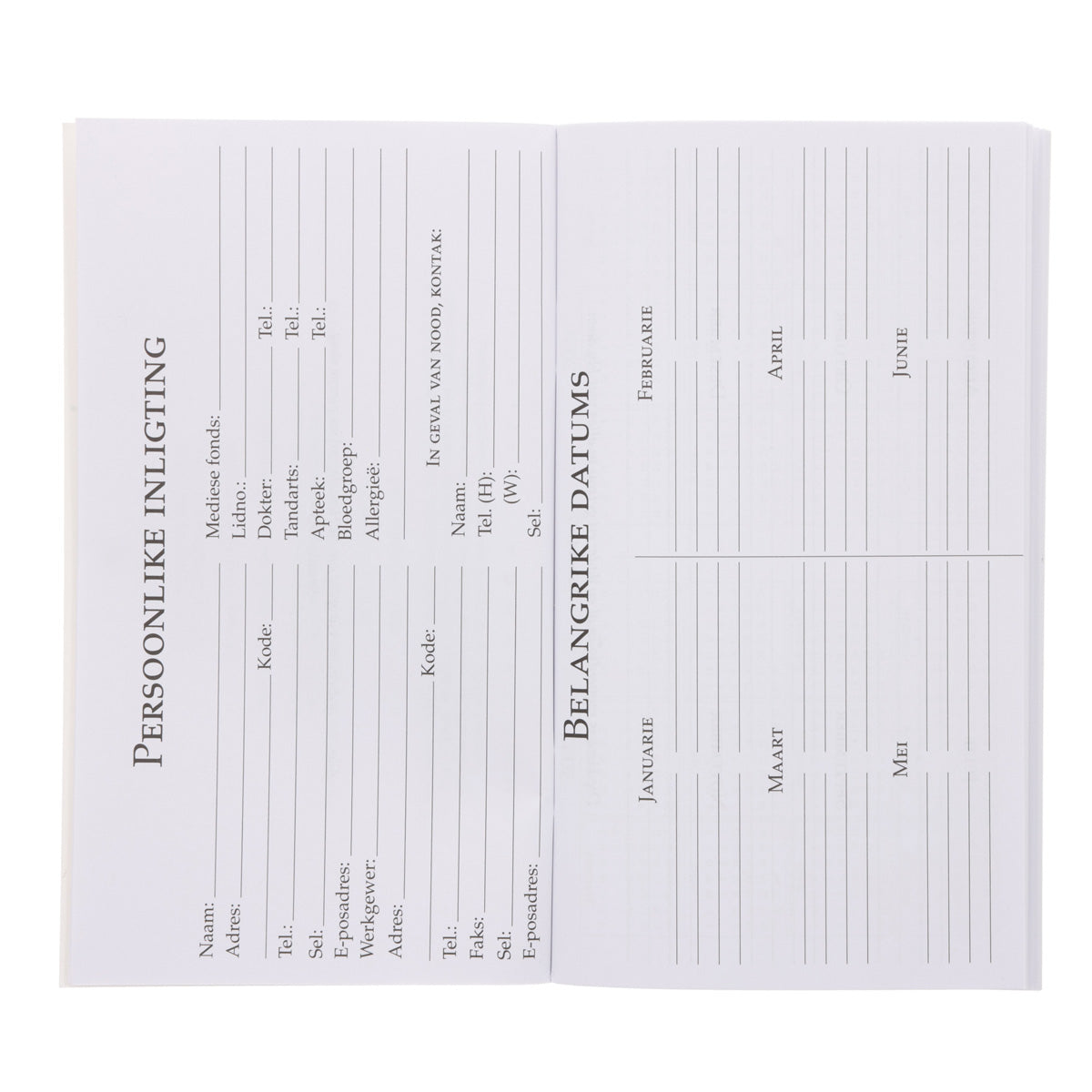 2026 Dagboek - Dagbeplanner - U Woord Is 'n Lamp