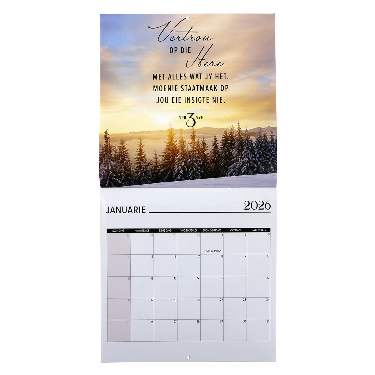 2026 Kalendar - God Het Alles Mooi Gemaak