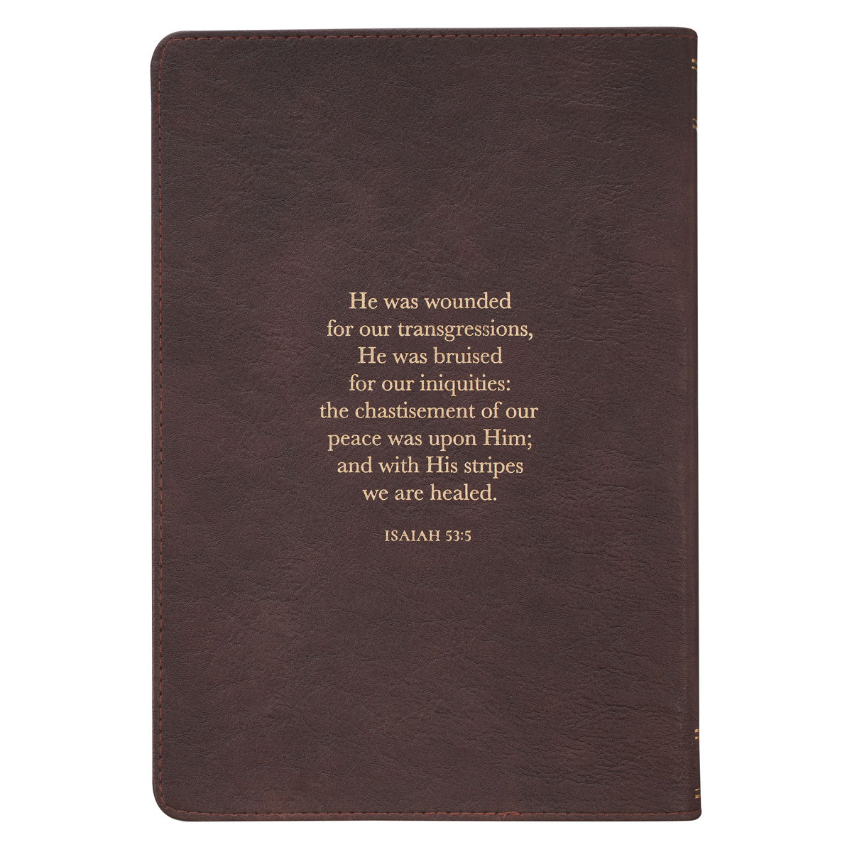 Amazing Grace Crown of Thorns Two-Tone Brown Faux Leather Journal