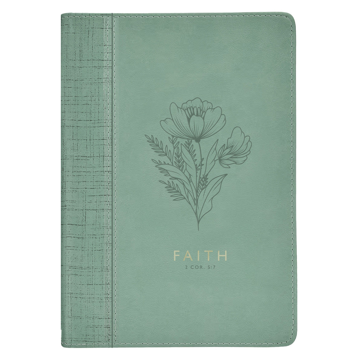 Faith Green Faux Leather Journal