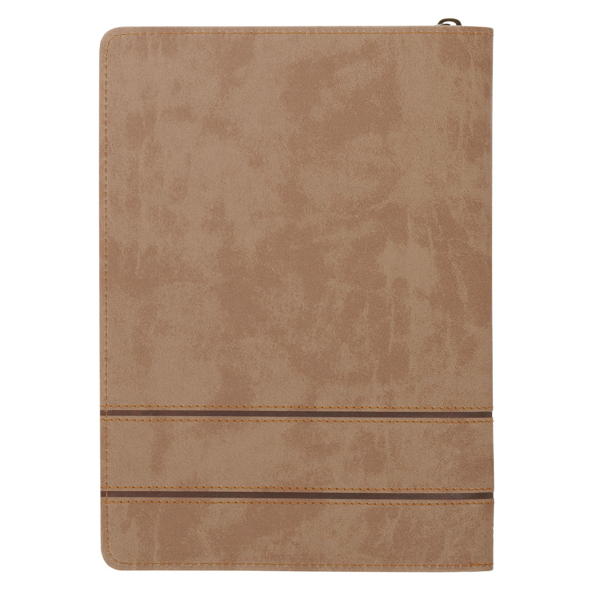 With God All Things Are Possible Faux Leather Journal with Zipped Closure