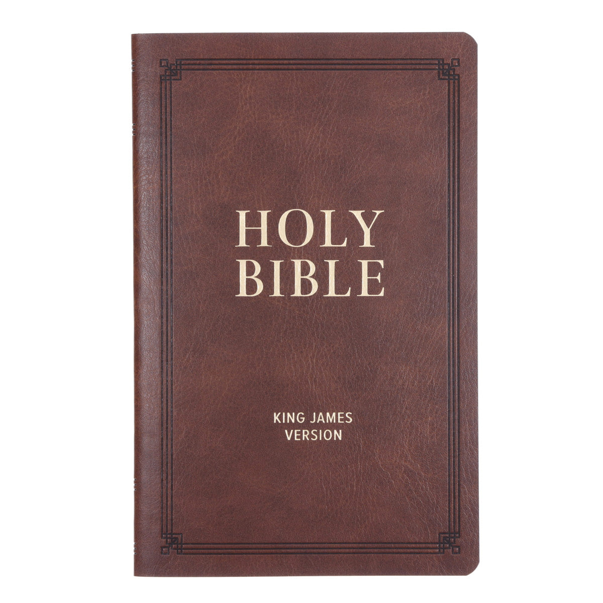 KJV Brown Faux Leather Flexcover Gift Edition Bible