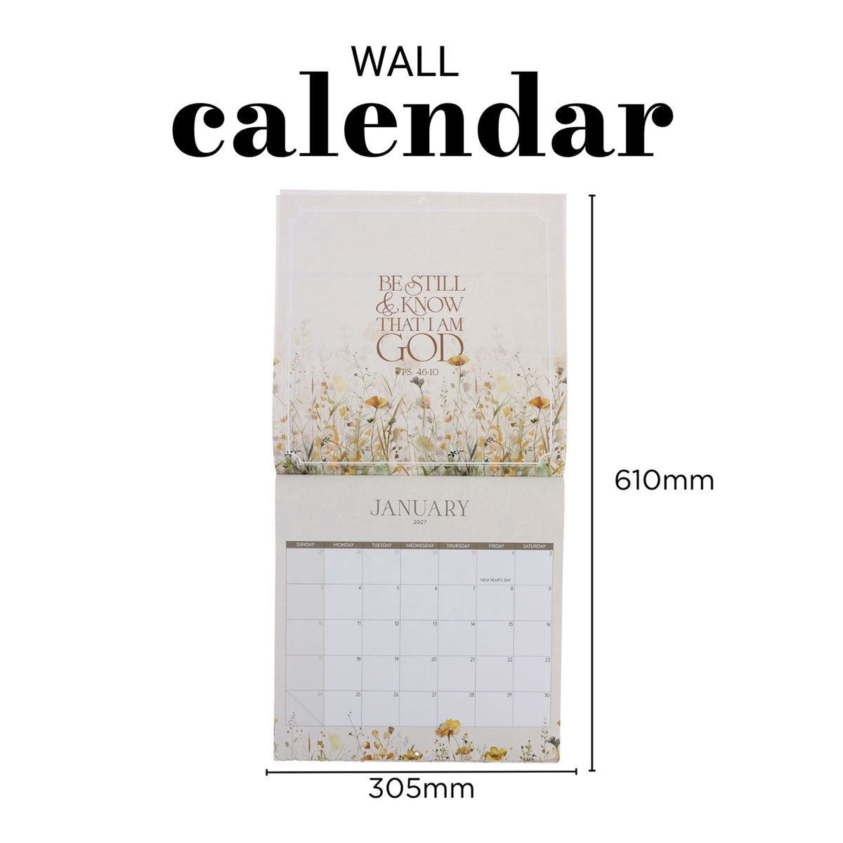2027 Calendar - This Is the Day the Lord Has Made