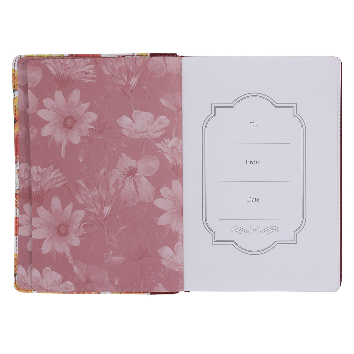 May the God of Hope Fill You with All Joy Faux Leather Journal