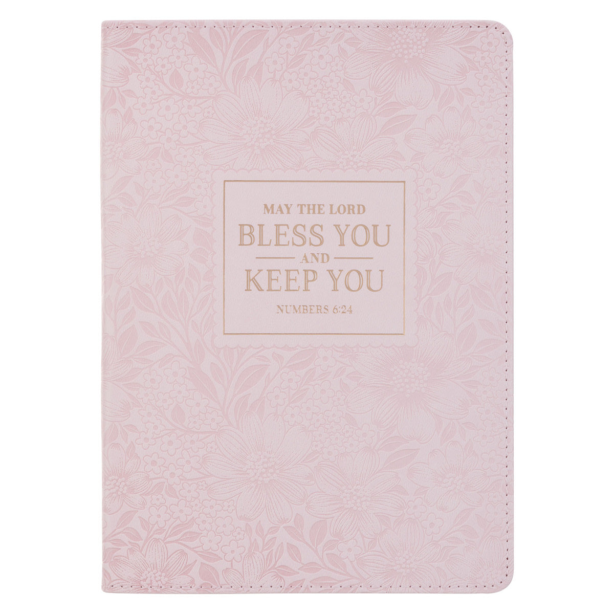 Bless You and Keep You Pink Faux Leather Journal
