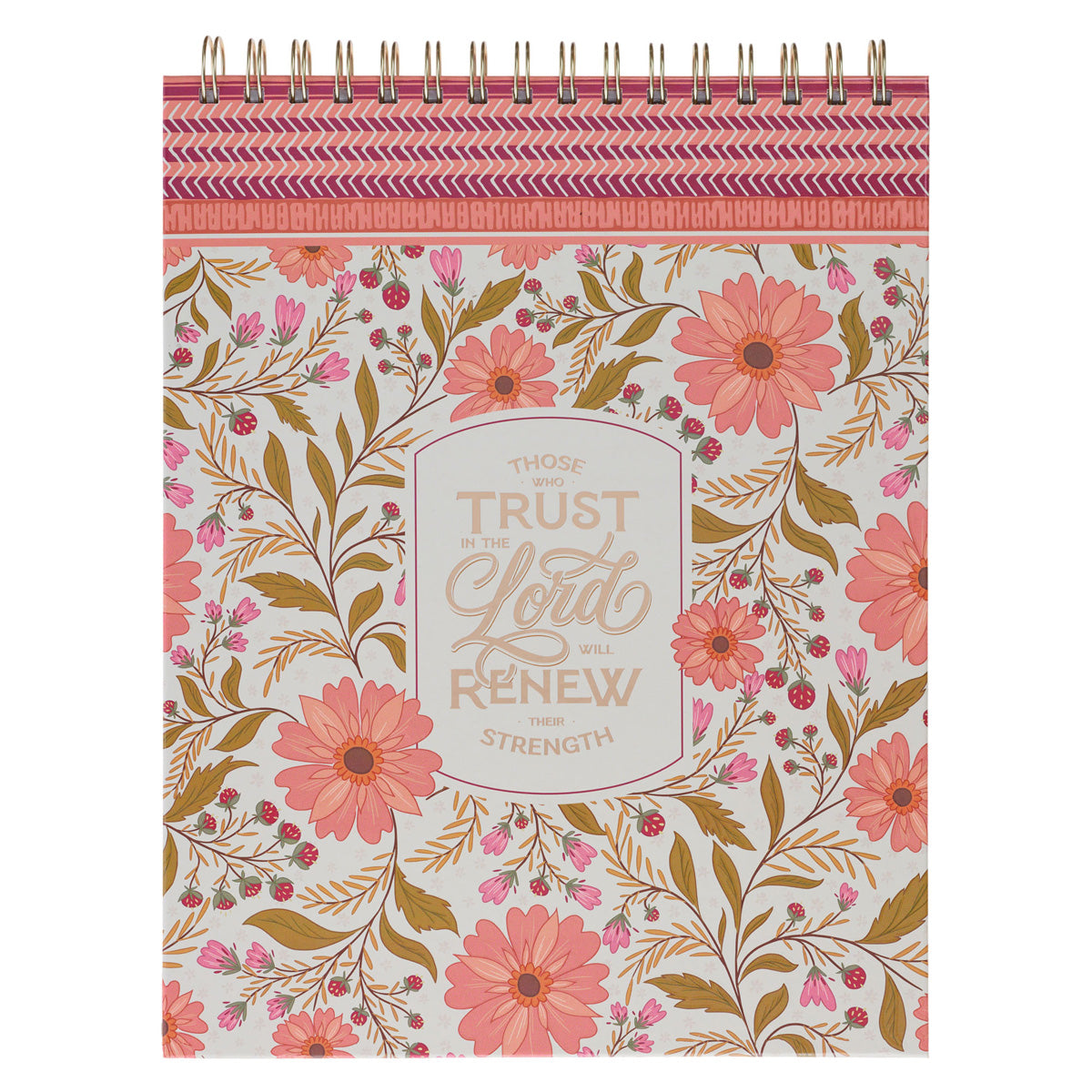 Those Who Trust in the Lord A4 Wirebound Notepad