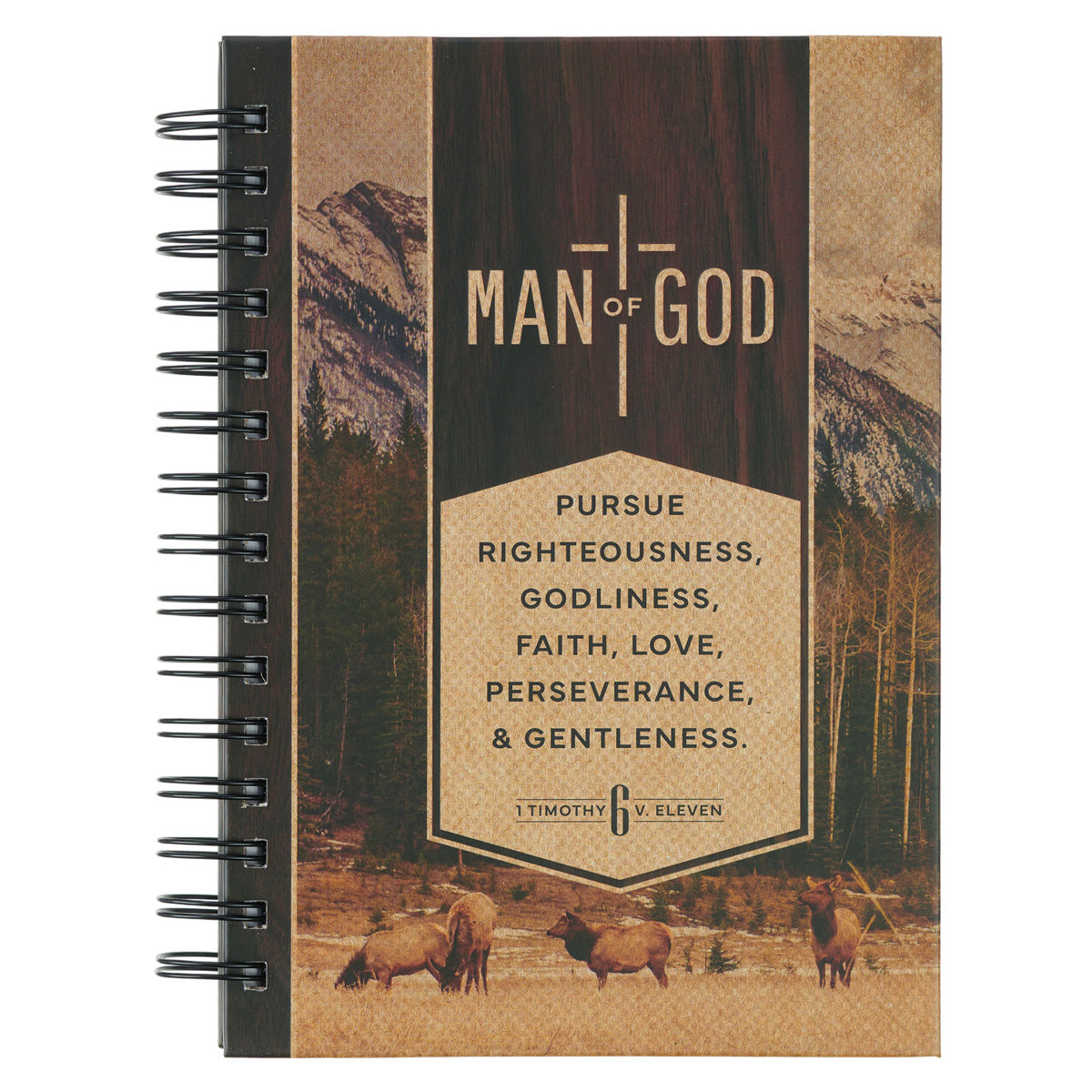 Man of God Hardcover Wirebound Journal