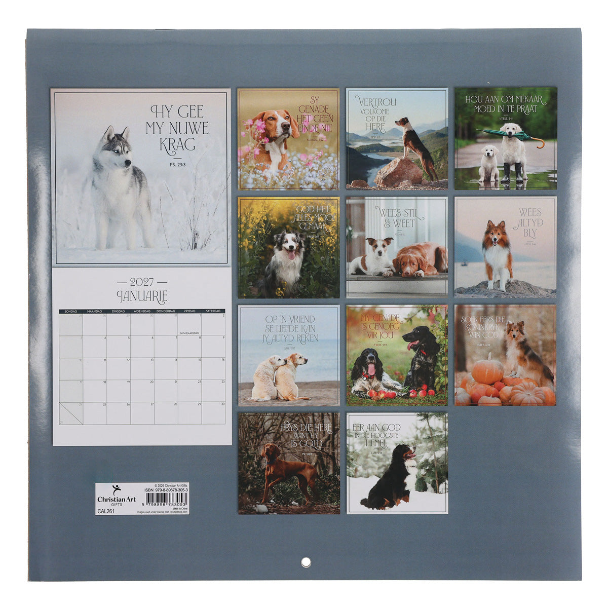 2027 Kalender - Wees Altyd Bly