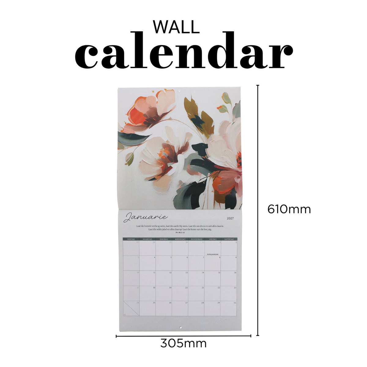 2027 Kalender - God Het Alles Mooi Gemaak