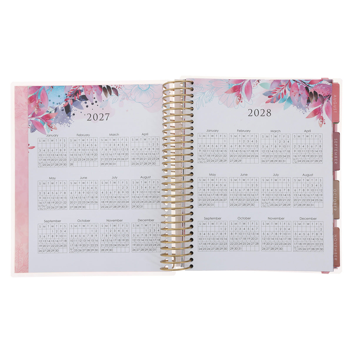 2027 Diary - 18-Month Planner for Women - Strength and Dignity - Wirebound