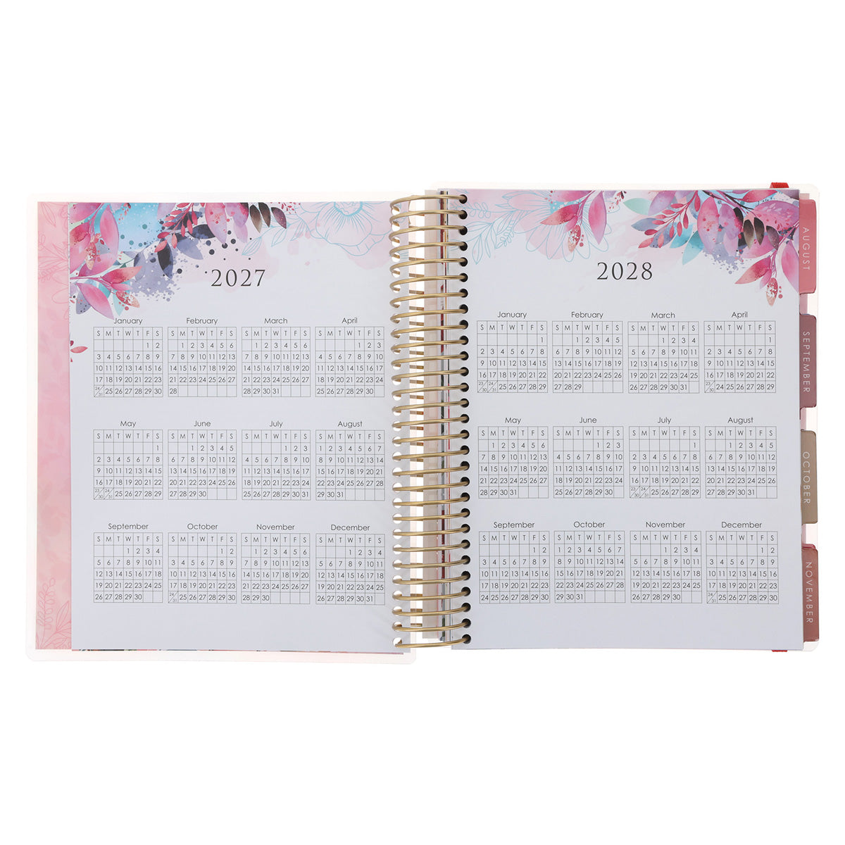 2027 Diary - 18-Month Planner for Women - Everything Beautiful - Wirebound