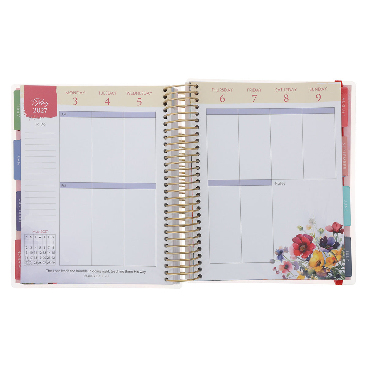 2027 Diary - 18-Month Planner for Women - Everything Beautiful - Wirebound